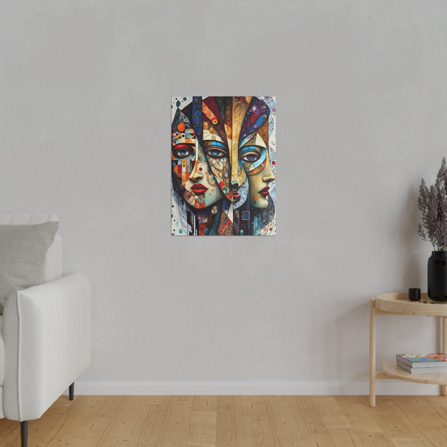 The 3 Faces Canvas Wall Art