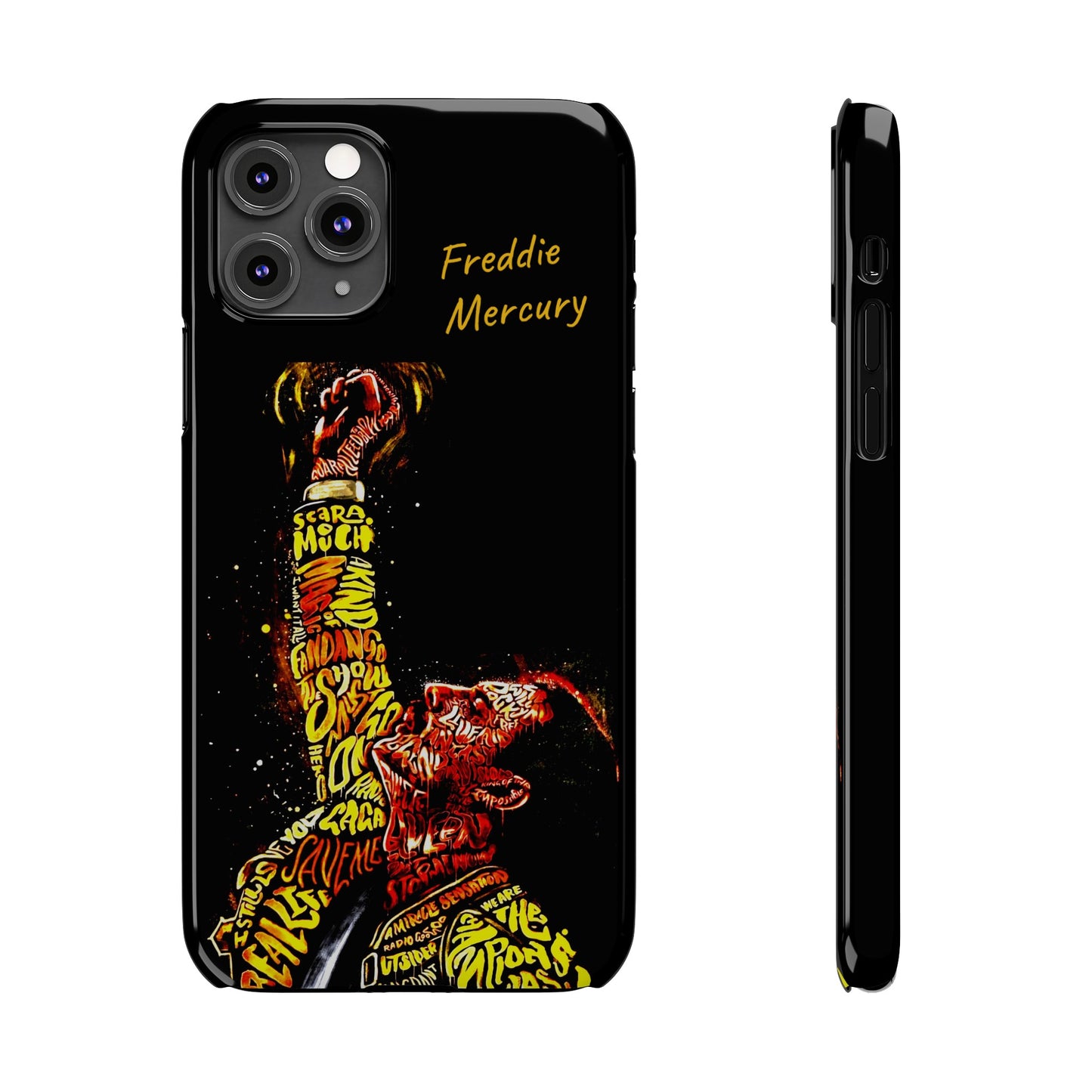 Freddie Mercury Songs IPhone 15, 14, 13, 12, 11 Cases