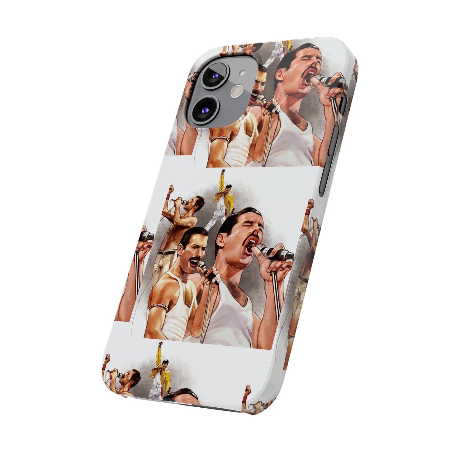 Freddie Mercury, Live, Queen, Iphone 15, 14, 13, 12 Cases