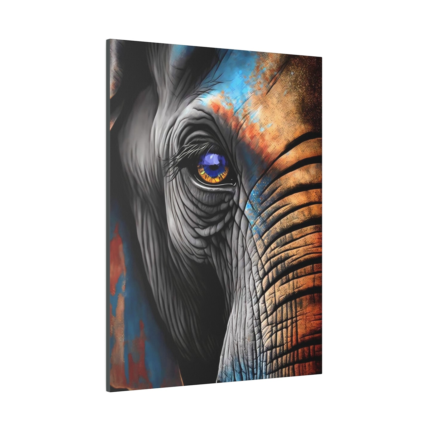 Half Elephant Head: Nature-Inspired Wall Art Canvas