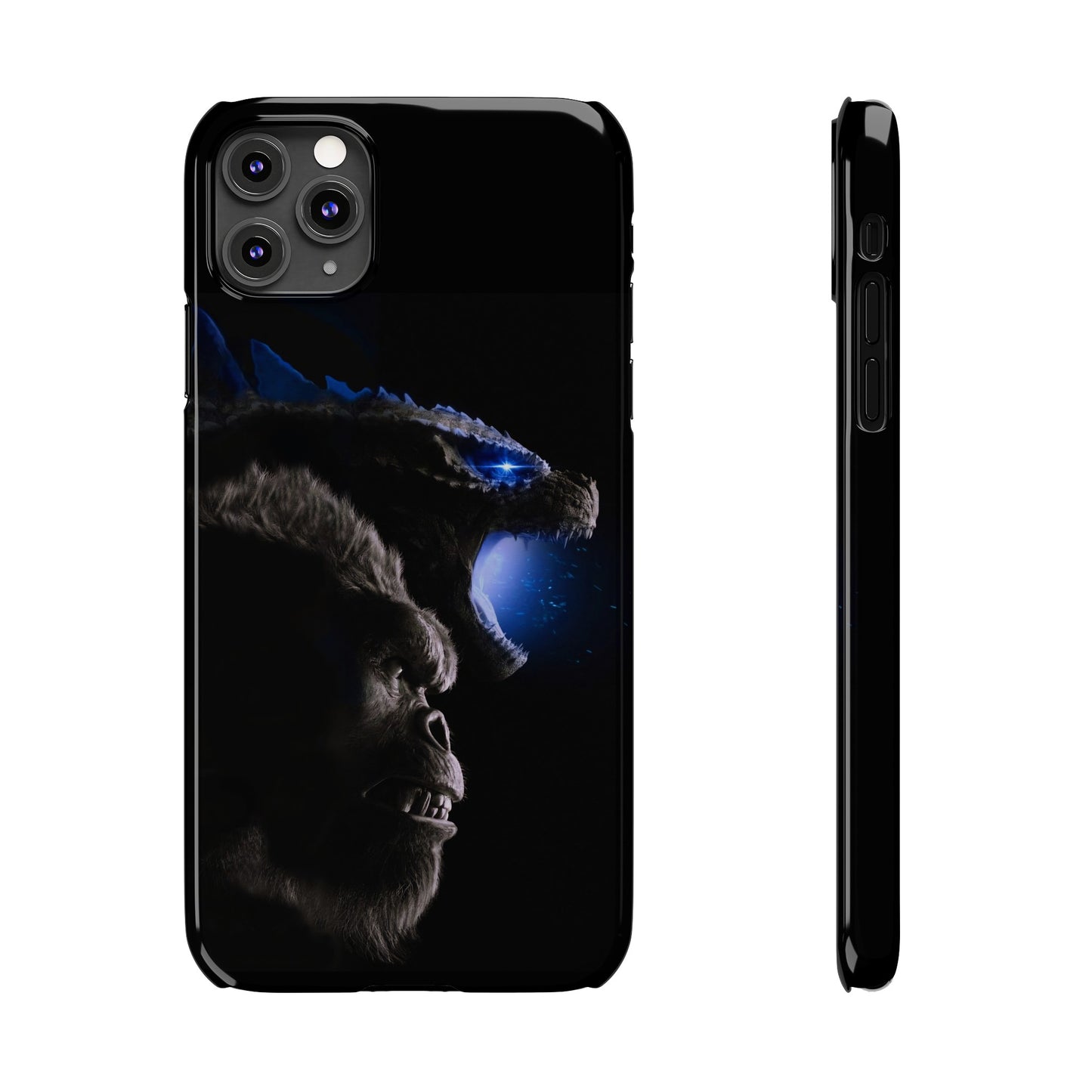 Godzilla x Kong New Age iPhone Cases: Unleash the Titans (Blue Edition)