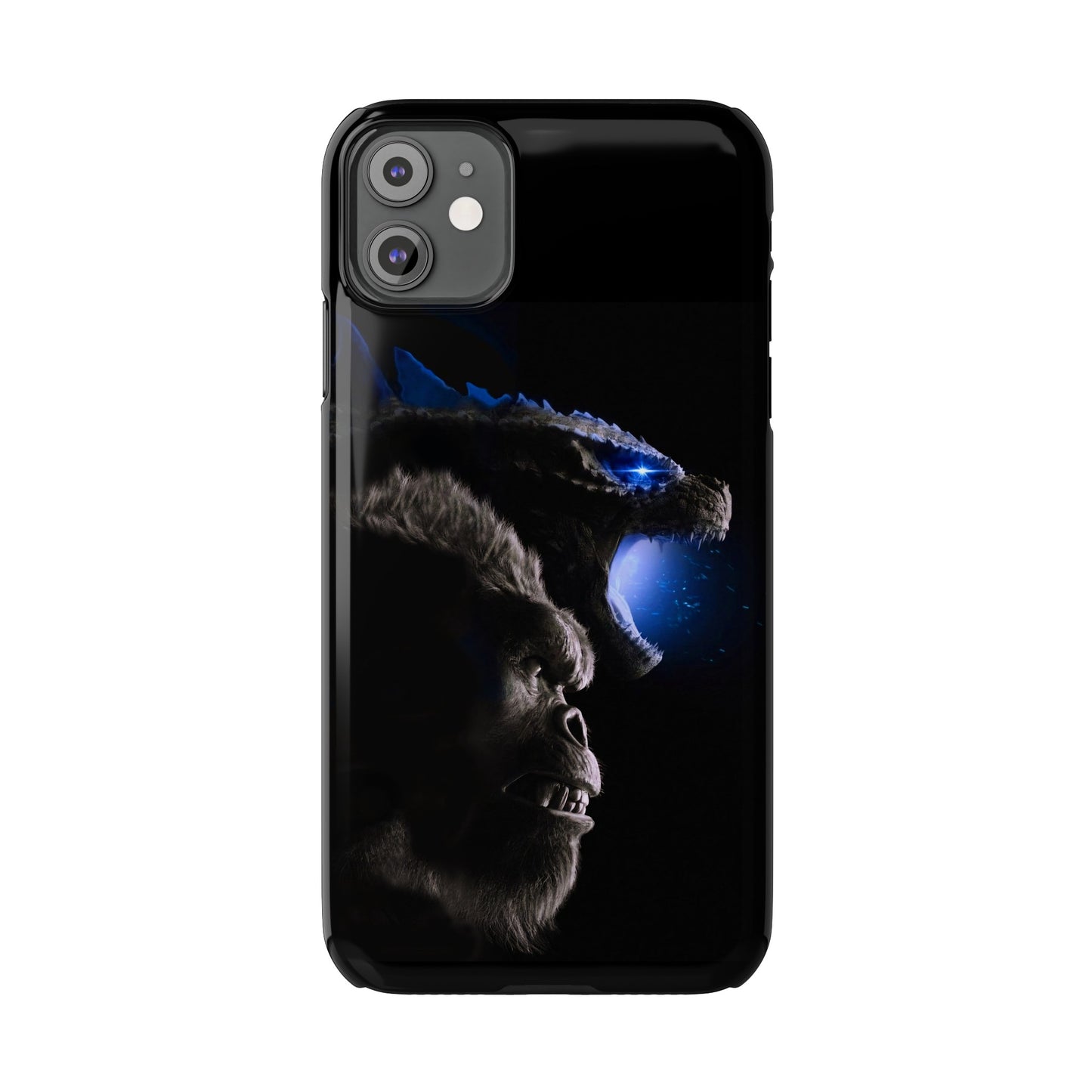 Godzilla x Kong New Age iPhone Cases: Unleash the Titans (Blue Edition)