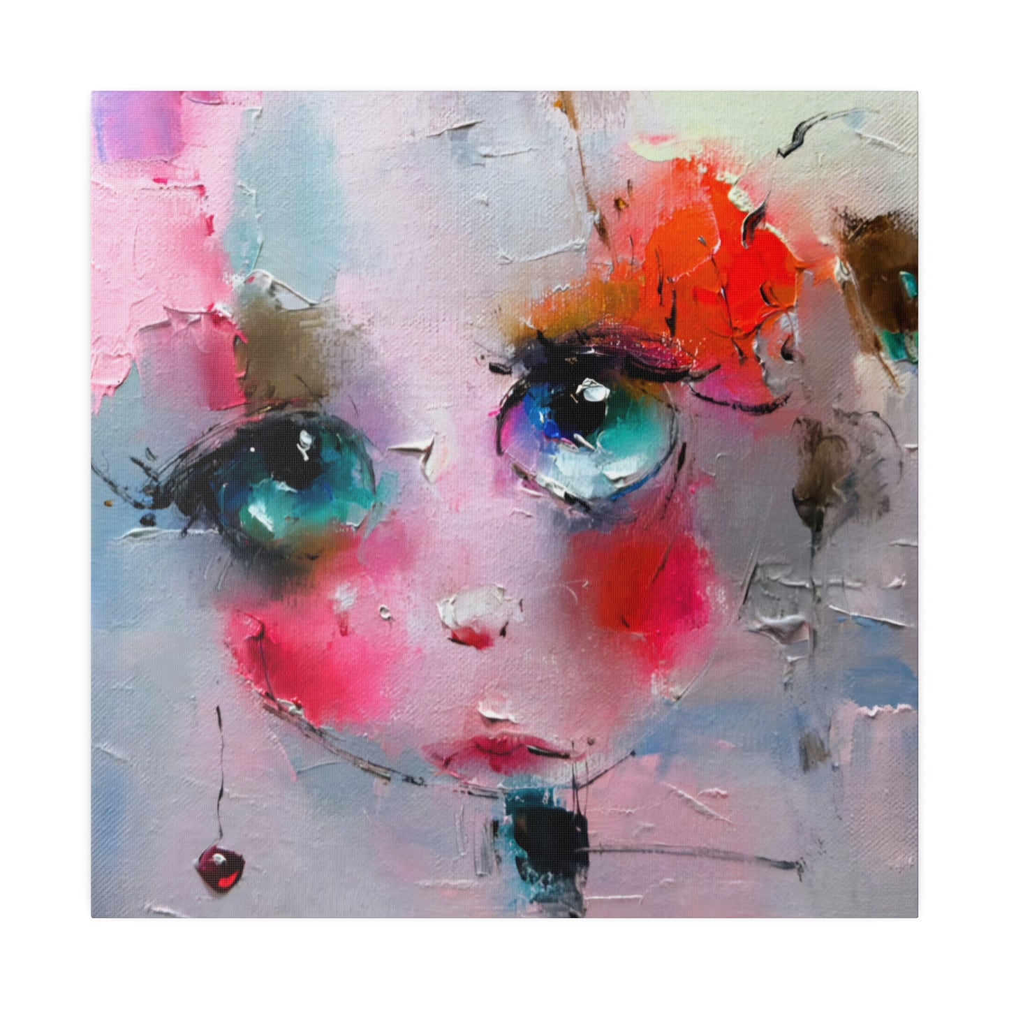 The Sweet Shy Face Canvas
