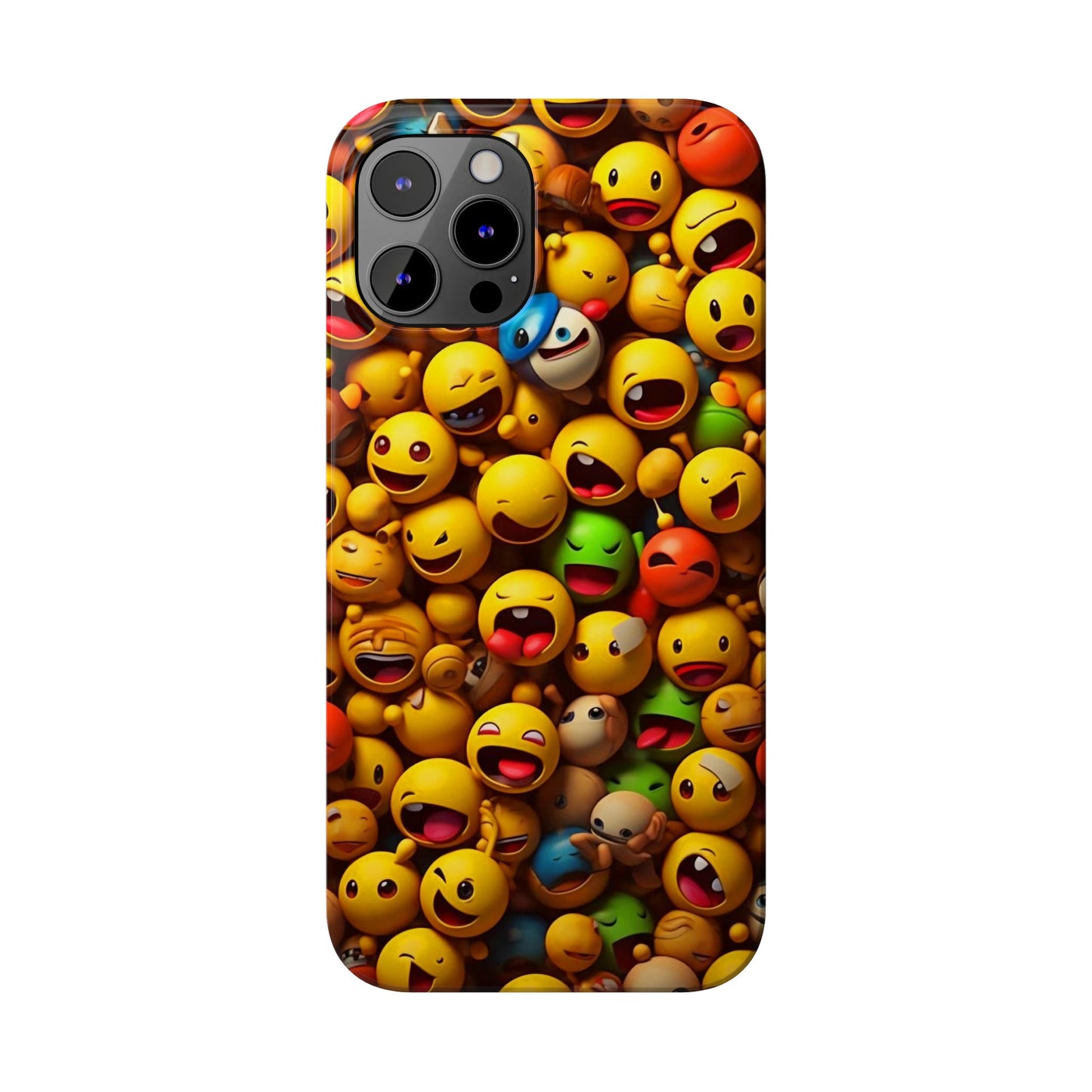 Colorful Emoji Iphone 15, 14, 13, 12 Cases