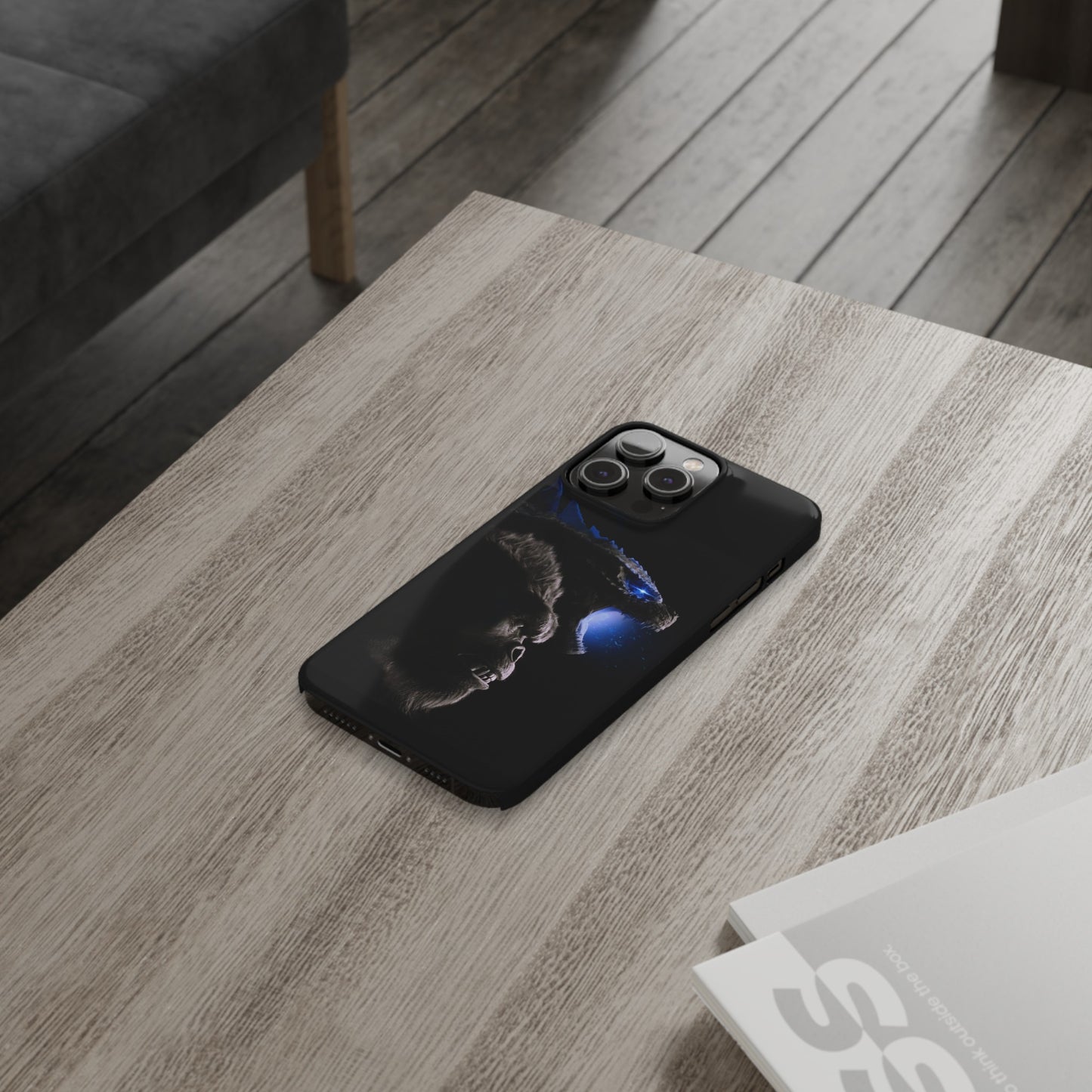 Godzilla x Kong New Age iPhone Cases: Unleash the Titans (Blue Edition)