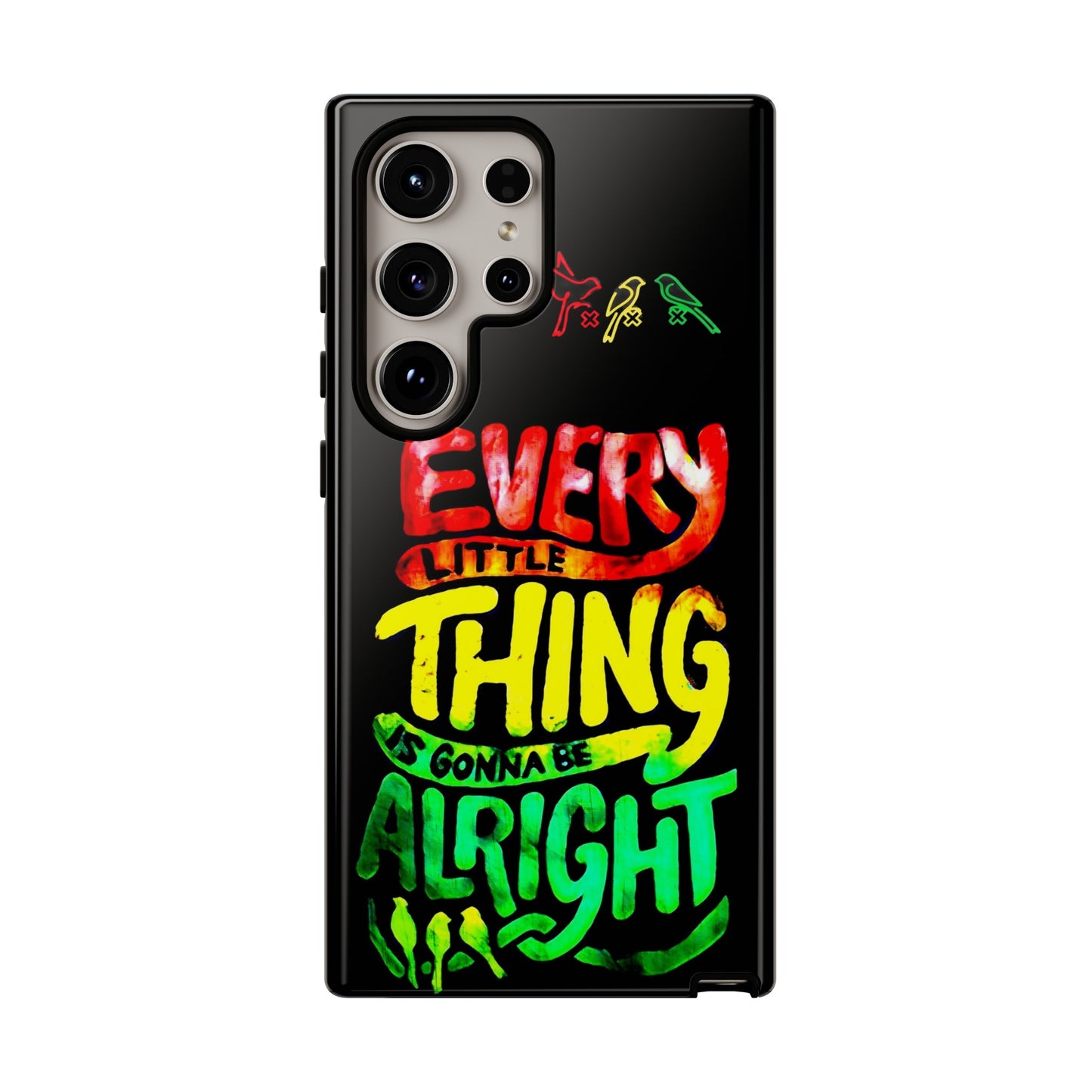 3 Little Birds - Bob Marley Samsung Galaxy Cover: Peace and Protection