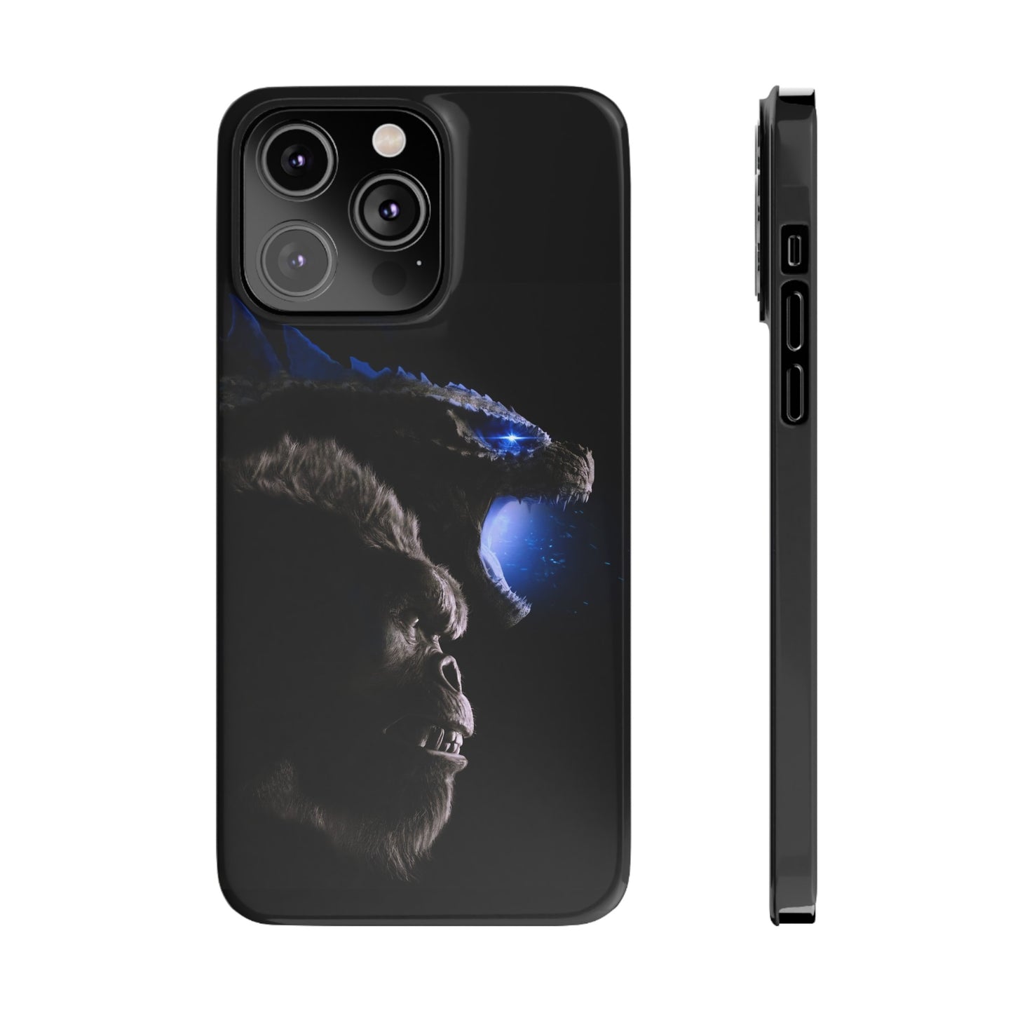 Godzilla x Kong New Age iPhone Cases: Unleash the Titans (Blue Edition)