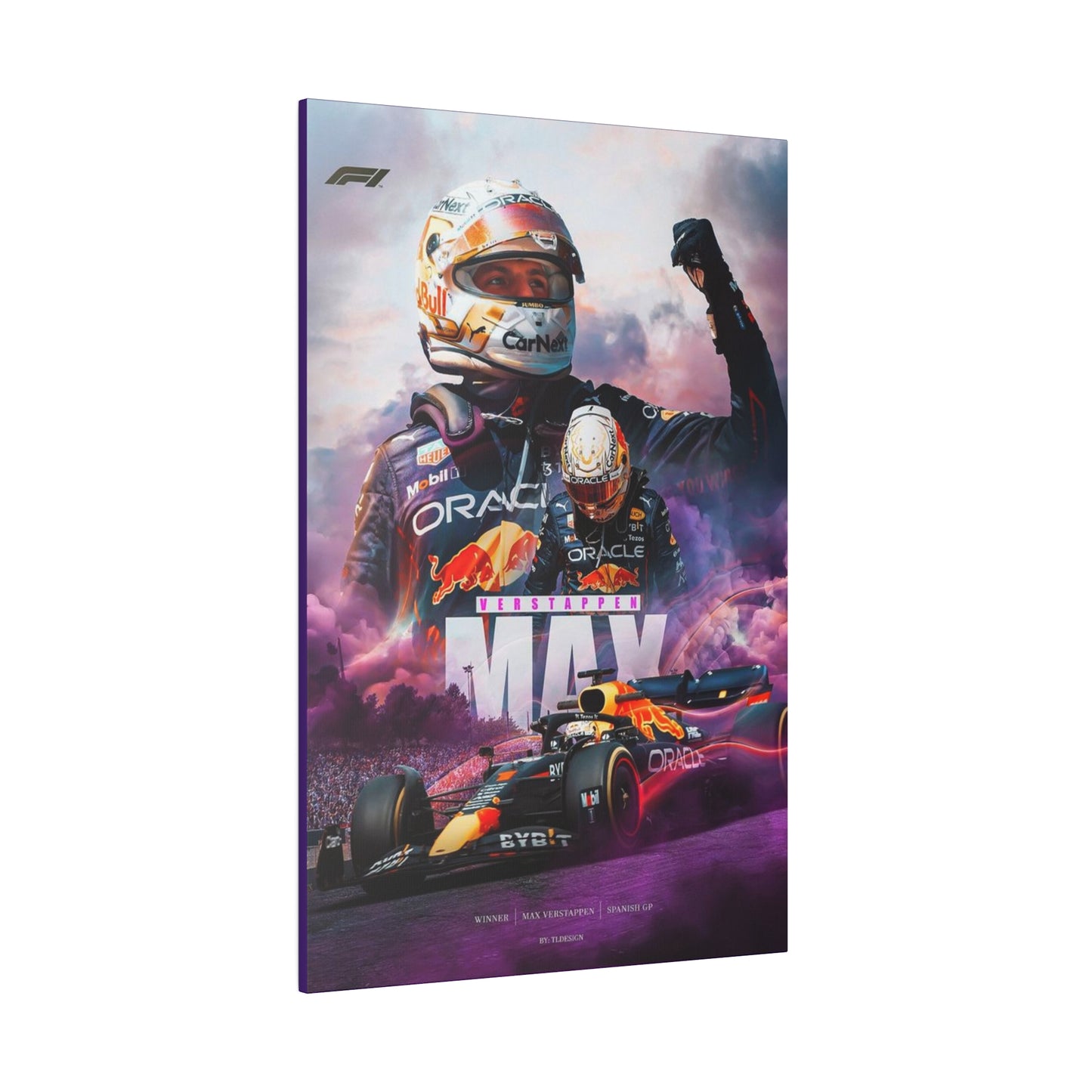 Max Verstappen: Redbull GP Spain Victory Canvas