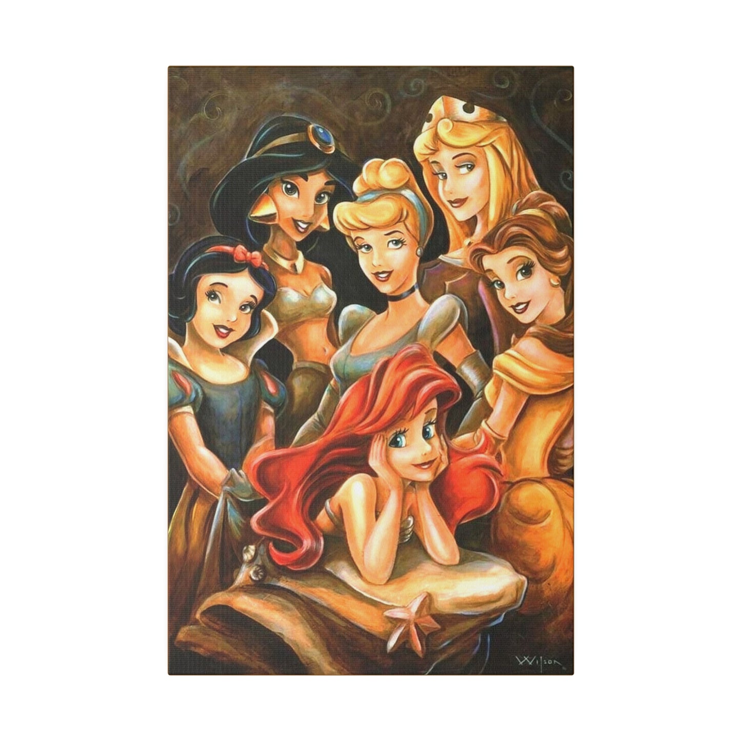 Ladies of Walt Disney: Enchanting Princesses Collection - Canvas