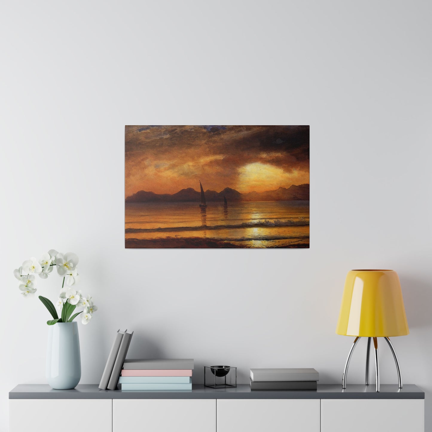 Sailing Into The Sunset - Canvas
