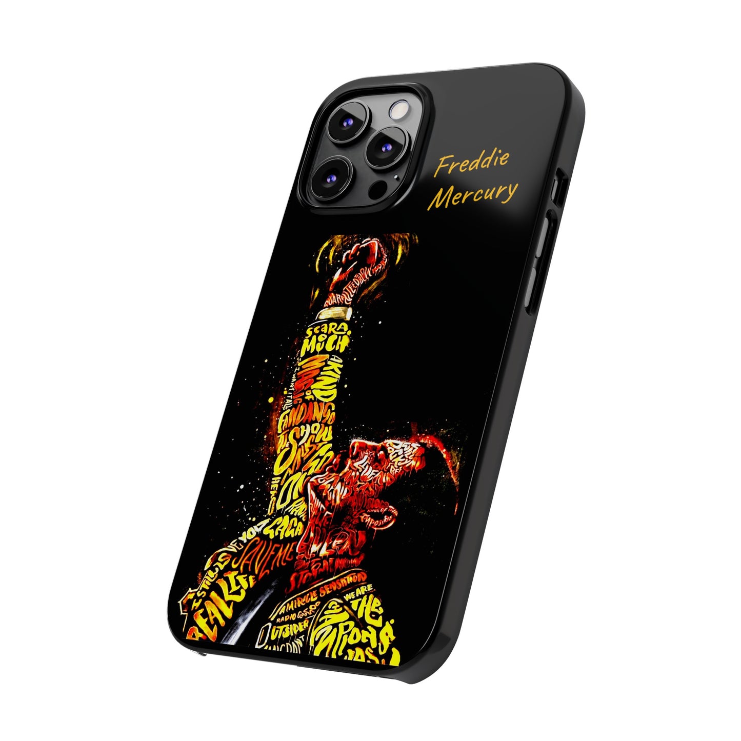 Freddie Mercury Songs IPhone 15, 14, 13, 12, 11 Cases