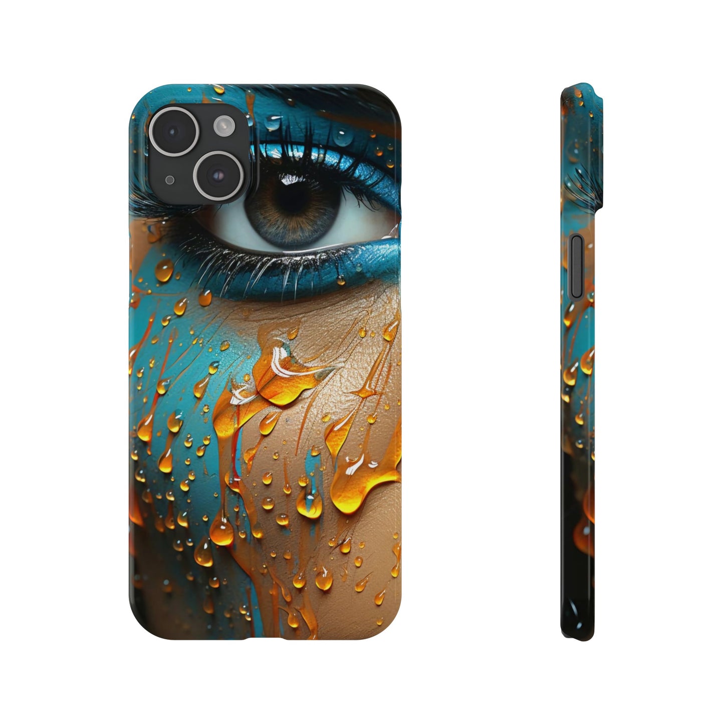 Tearful Eyes: iPhone 15, 14, 13, 12 Cases