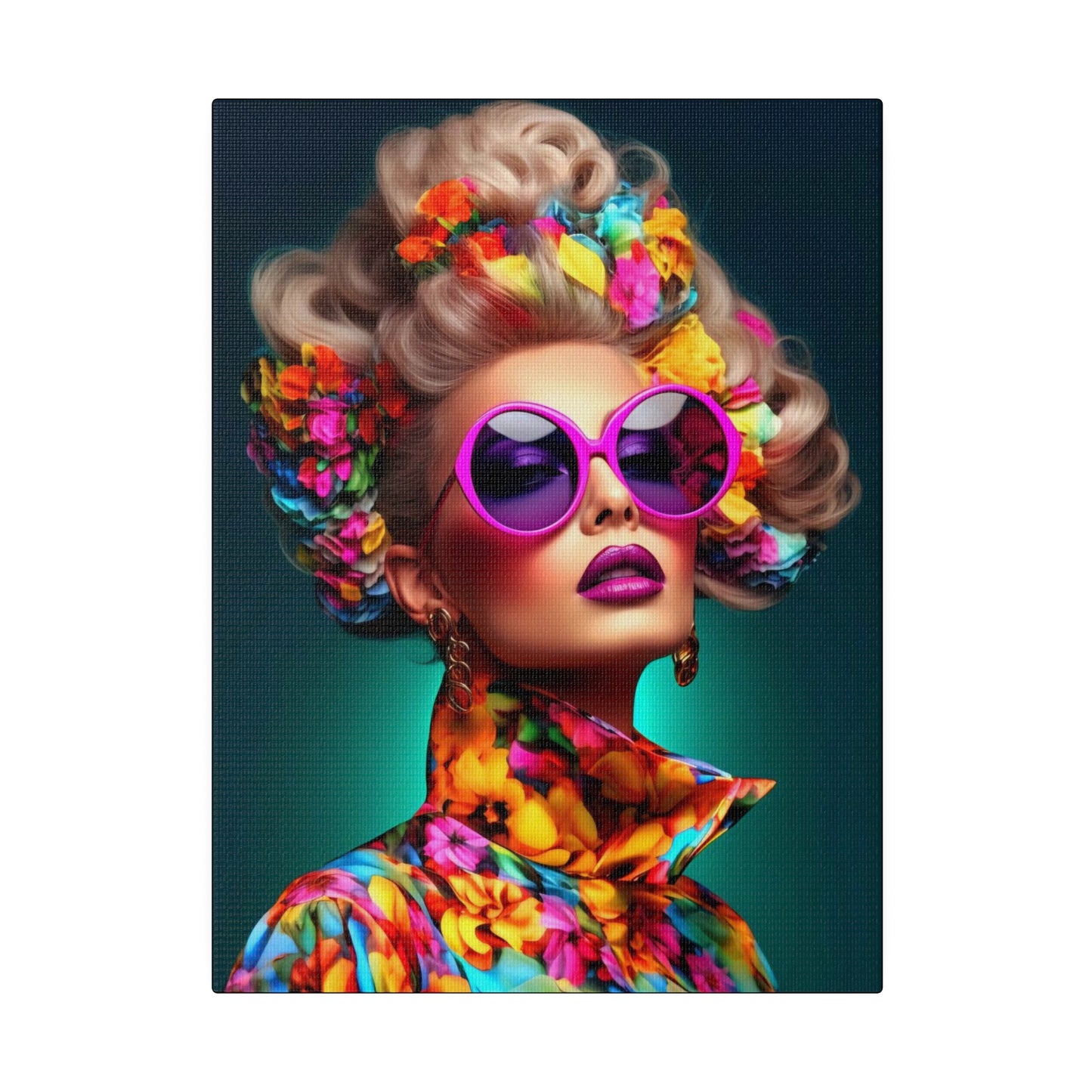 Vibrant Women: Colorful Art Style - Canvas