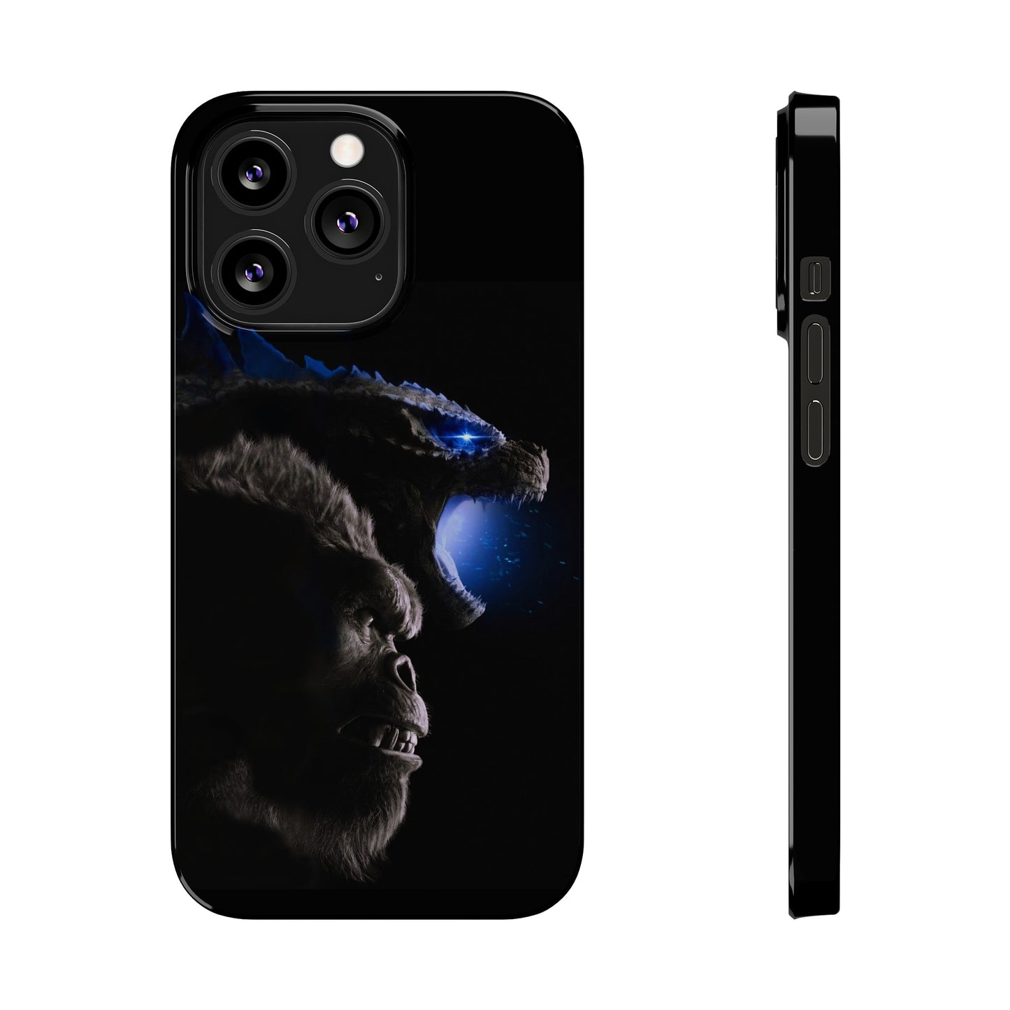 Godzilla x Kong New Age iPhone Cases: Unleash the Titans (Blue Edition)