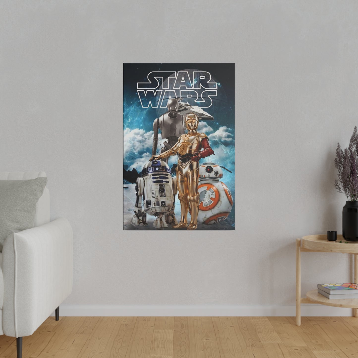Star Wars R2-D2, BB-8 & C-3PO Canvas: Droid Magic