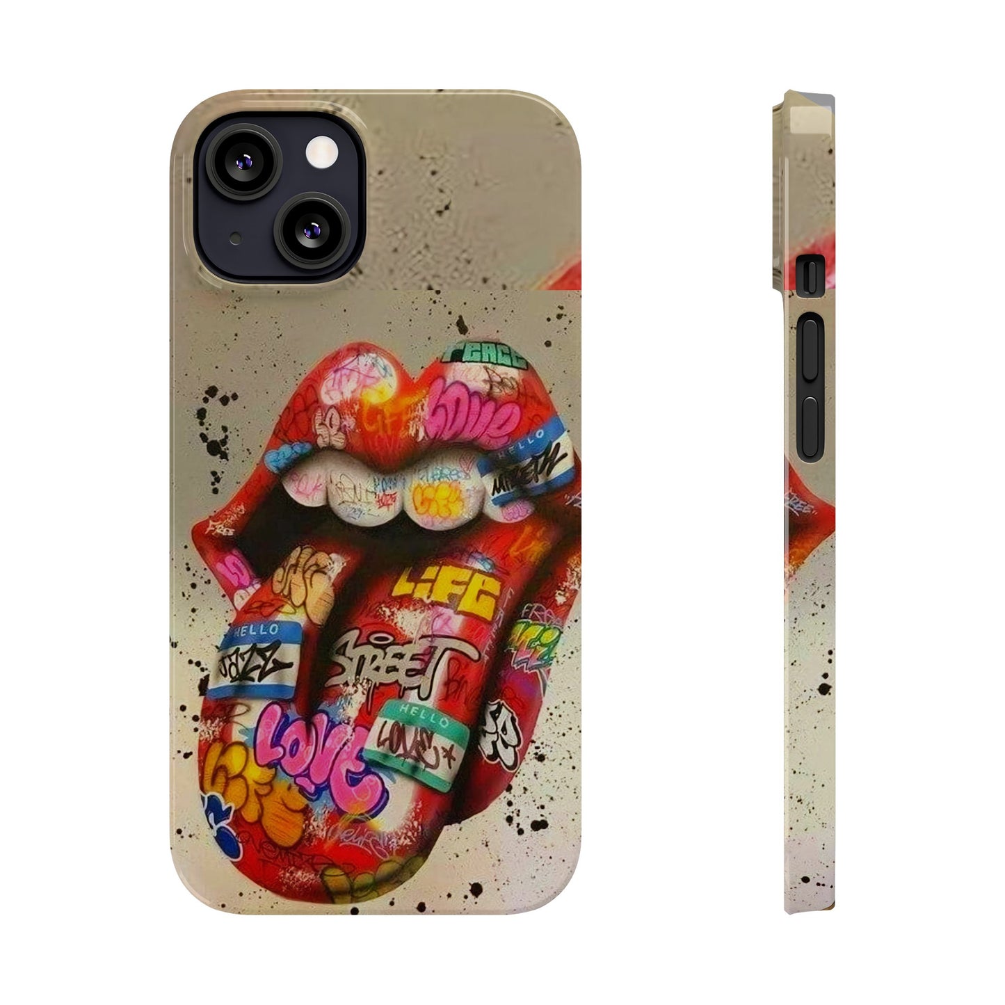 Rolling Stones Tongue Logo Iphone 15, 14, 13, 12 Cases