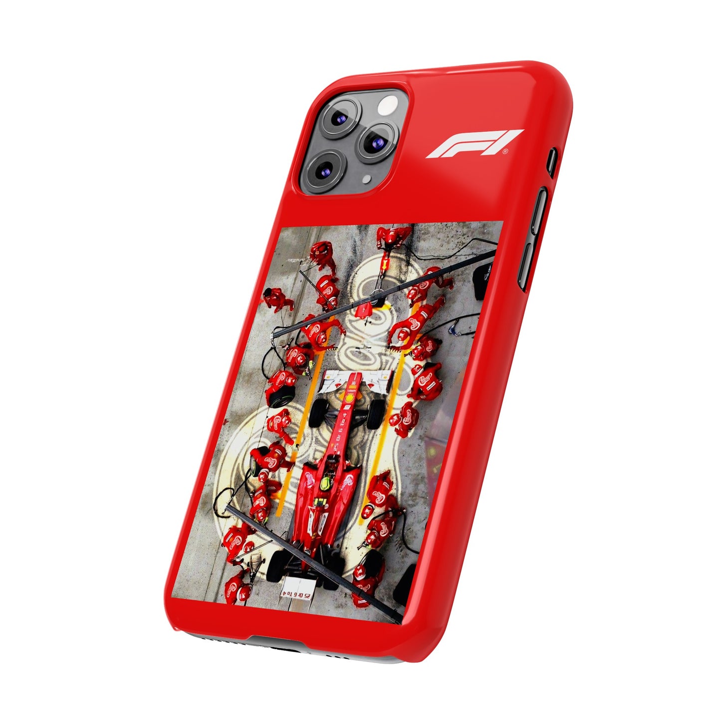 F1 Ferrari Pitstop Iphone Cases