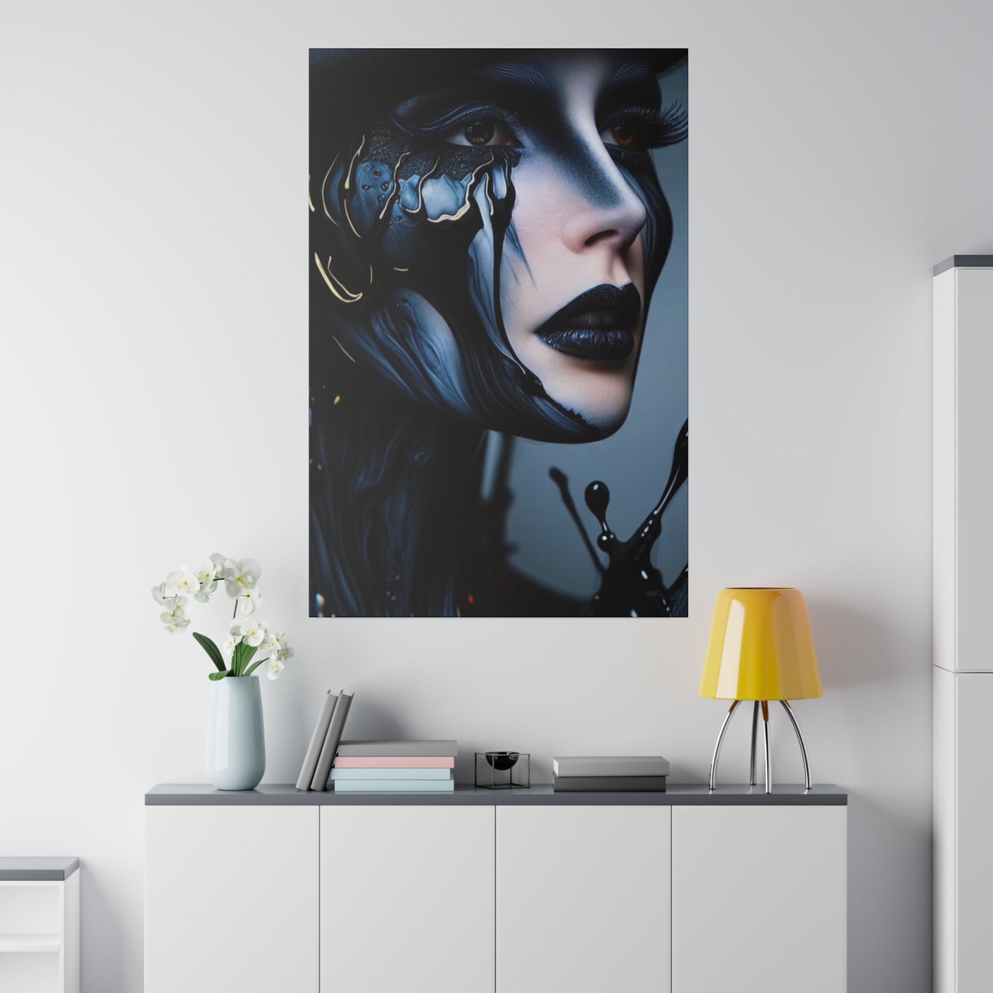 Woman of Light, Painted in Shadows - Canvas