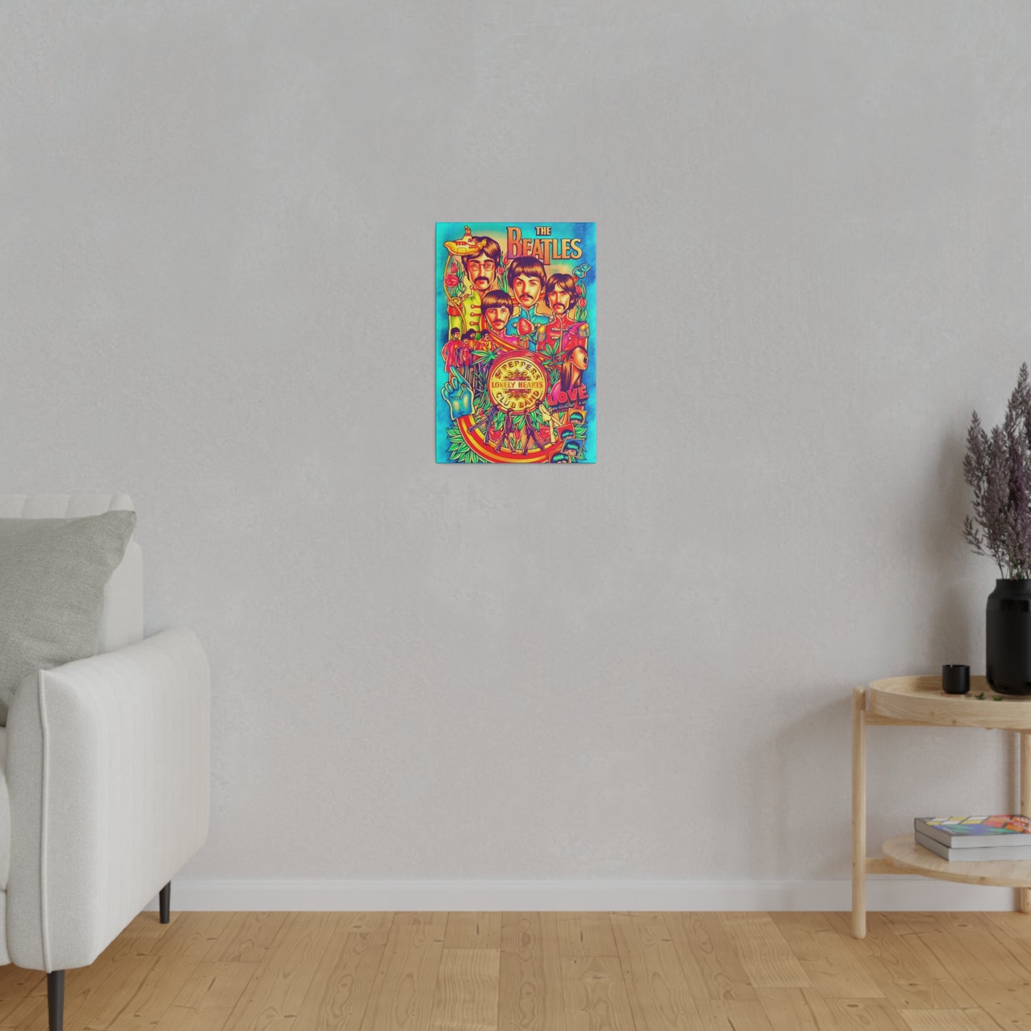 The Beatles, St Pepper Lonely Hearts Club band - Canvas