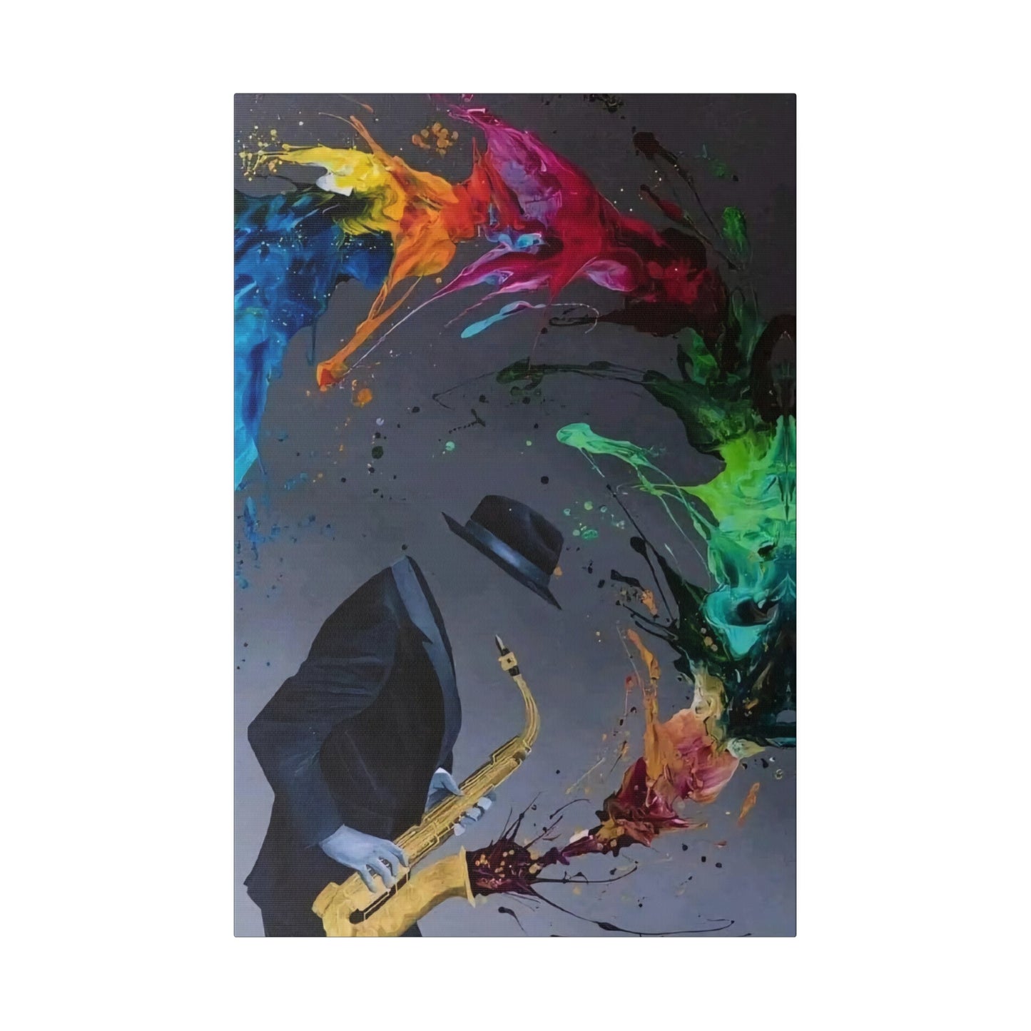 Saxophonist Symphony: Music-Inspired - Canvas