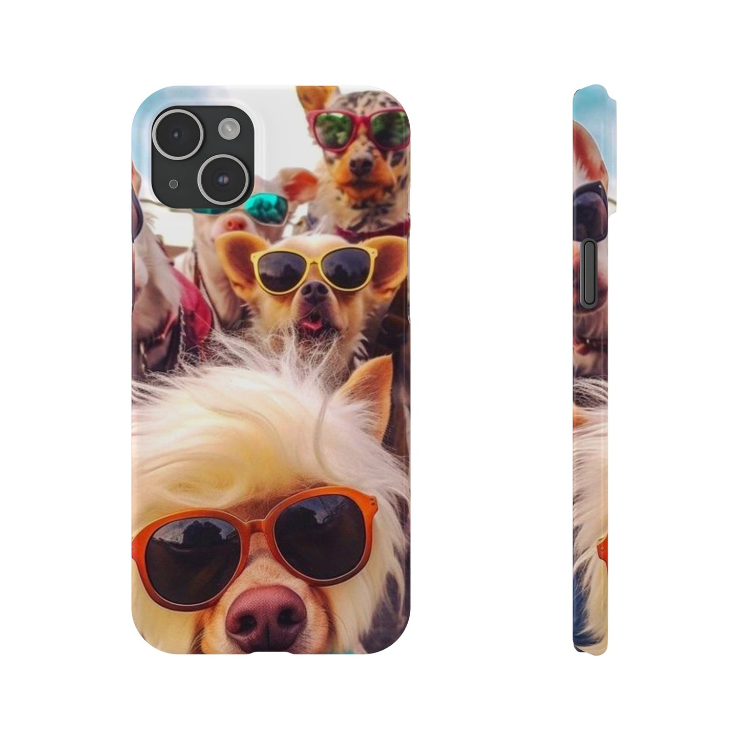 Cool Dogs make Selfie iPhone 15, 14, 13, 12, 11 Cases
