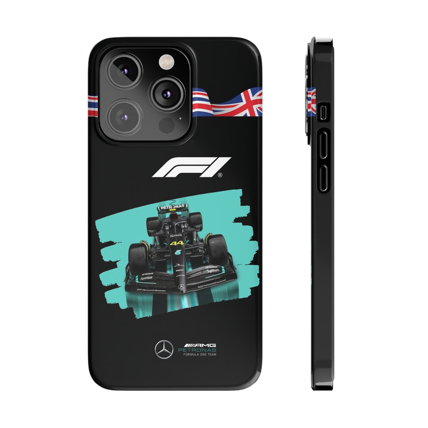 F1 Mercedes Black Edition Iphone Cases