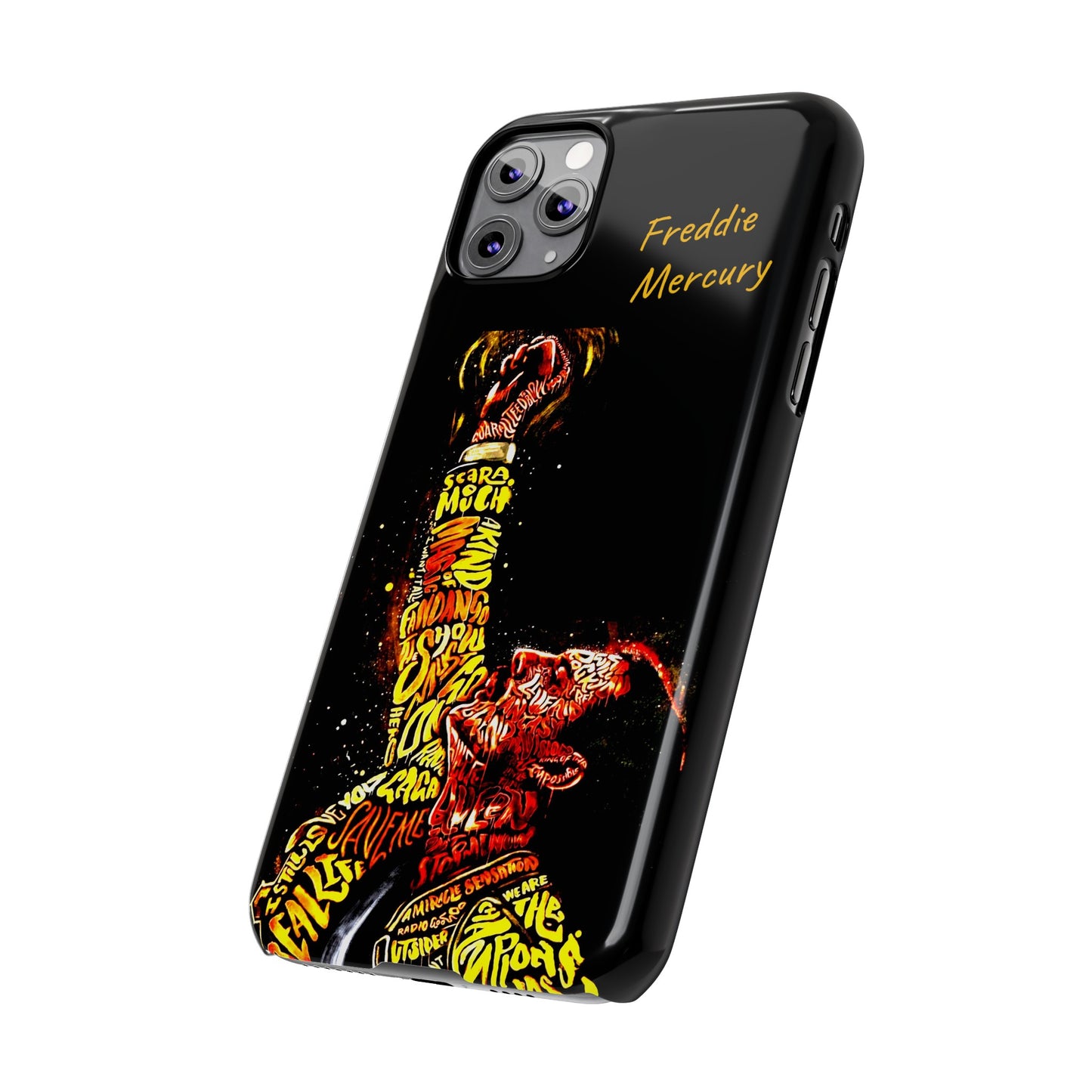 Freddie Mercury Songs IPhone 15, 14, 13, 12, 11 Cases