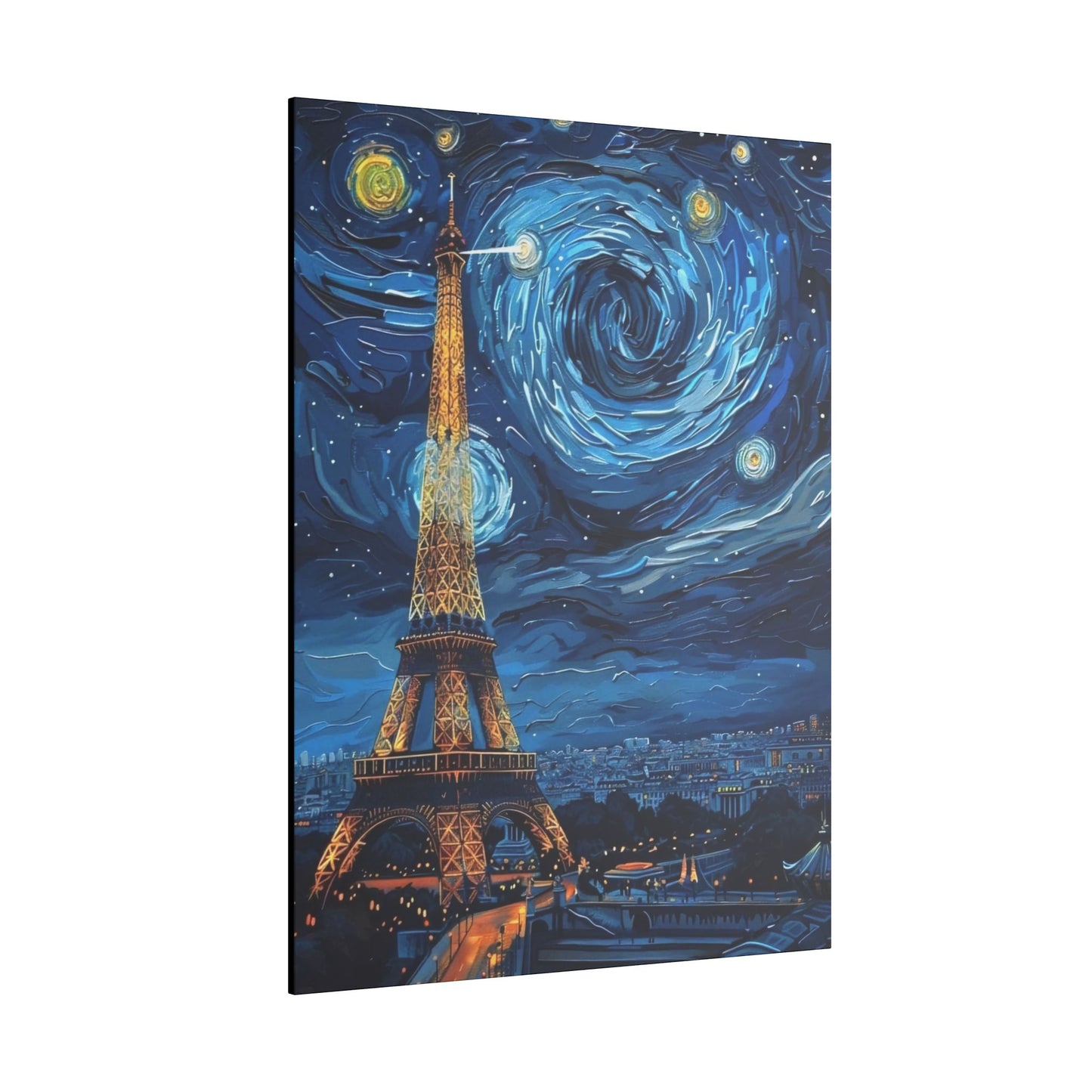 Canvas Paris Meets Van Gogh: A Masterpiece for Your Wall