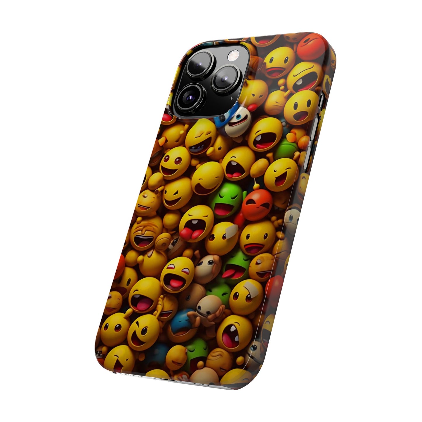 Colorful Emoji Iphone 15, 14, 13, 12 Cases