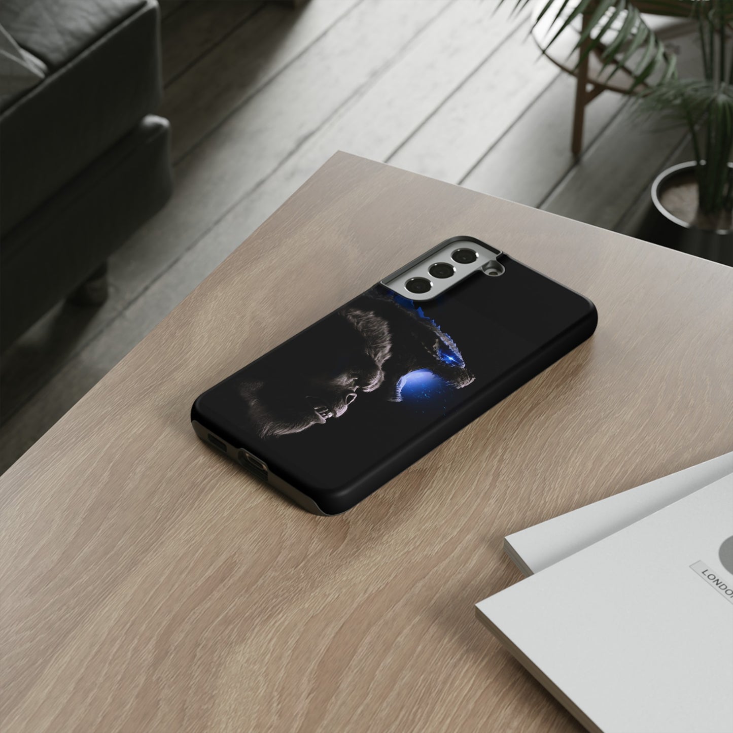 Godzilla x Kong New Age Samsung Galaxy Cases: Unleash the Titan (Blue edition)