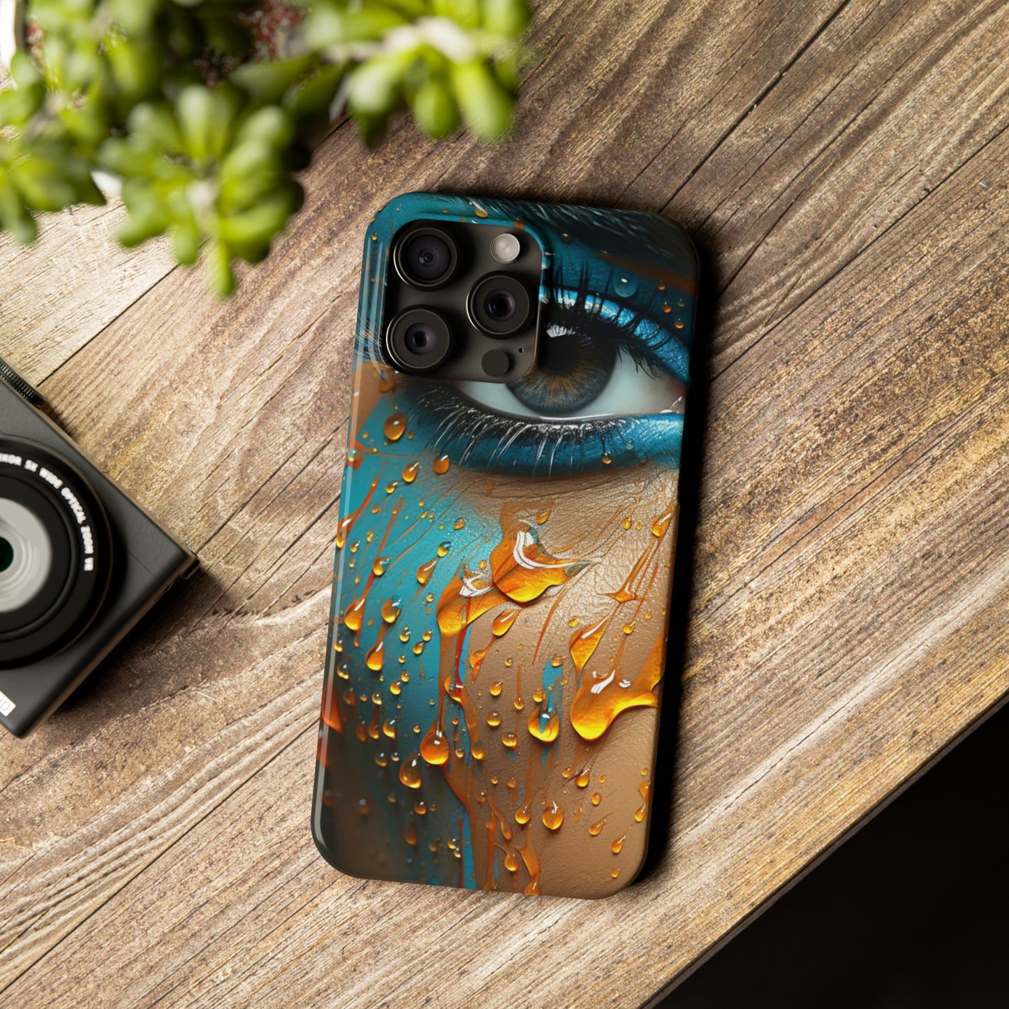 Tearful Eyes: iPhone 15, 14, 13, 12 Cases