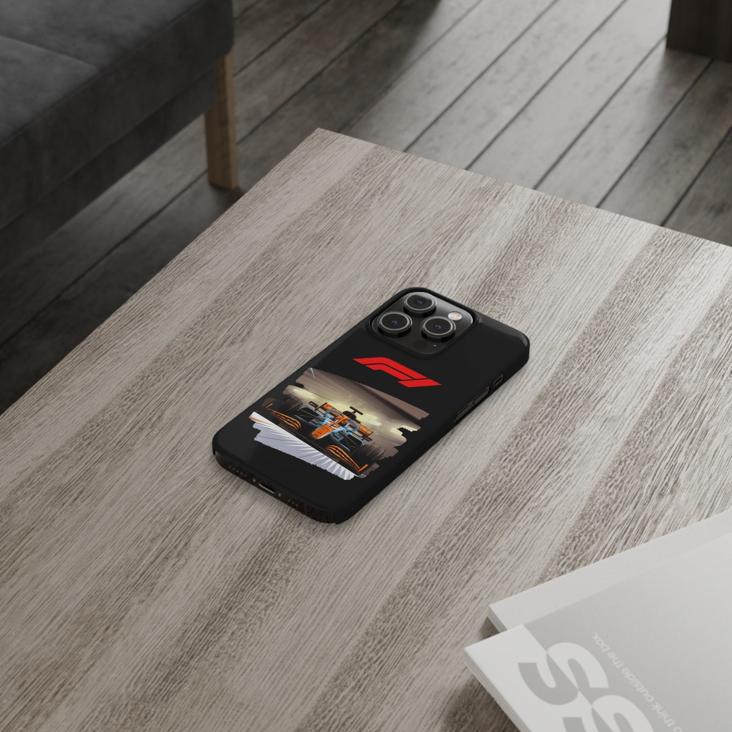 F1 McClaren Orange Car Iphone 15, 14, 13, 12, 11 Cases
