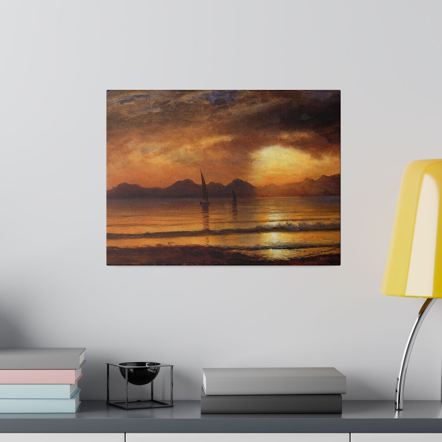Sailing Into The Sunset - Canvas