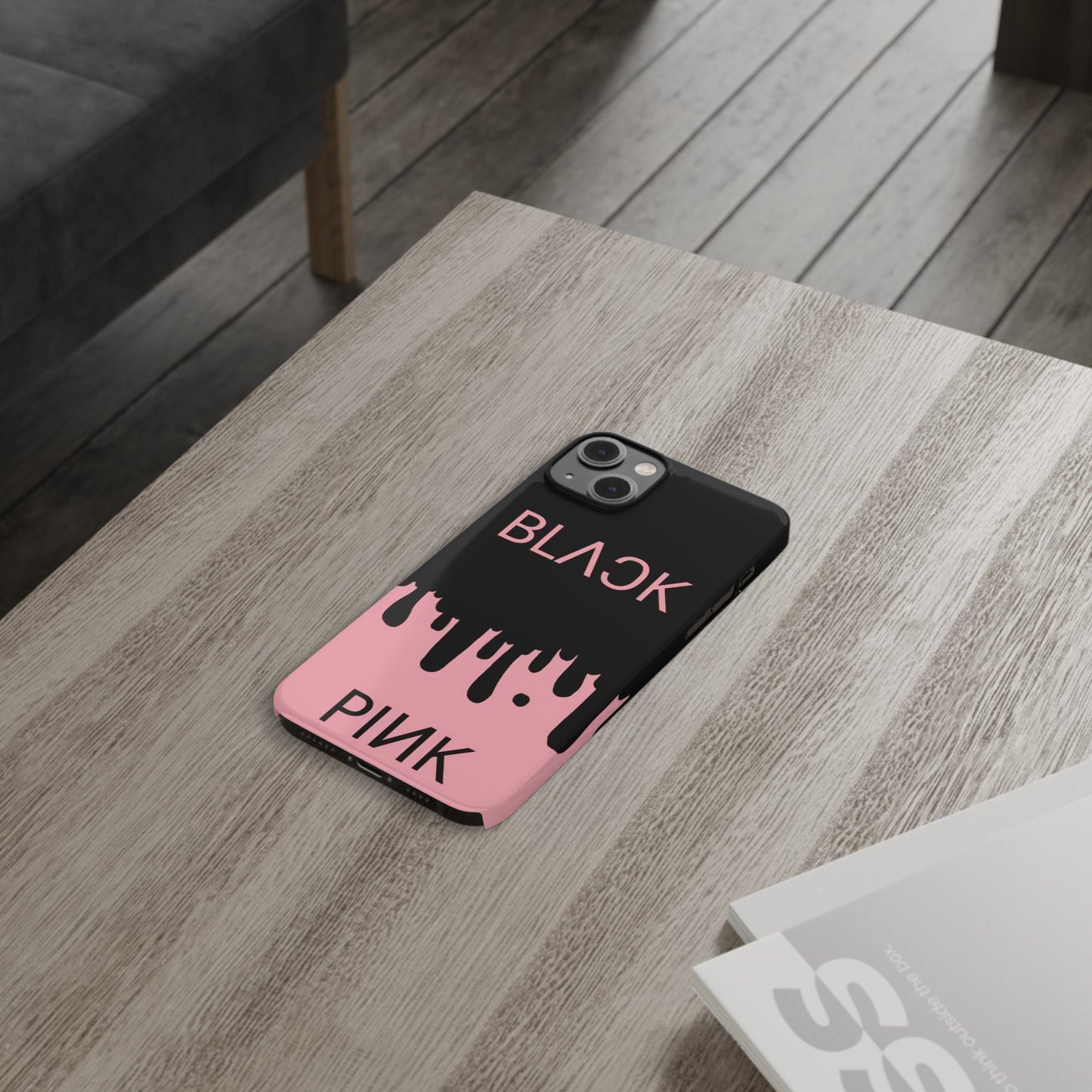 Black Pink Color Edition Iphone 15, 14, 13, 12 Cases