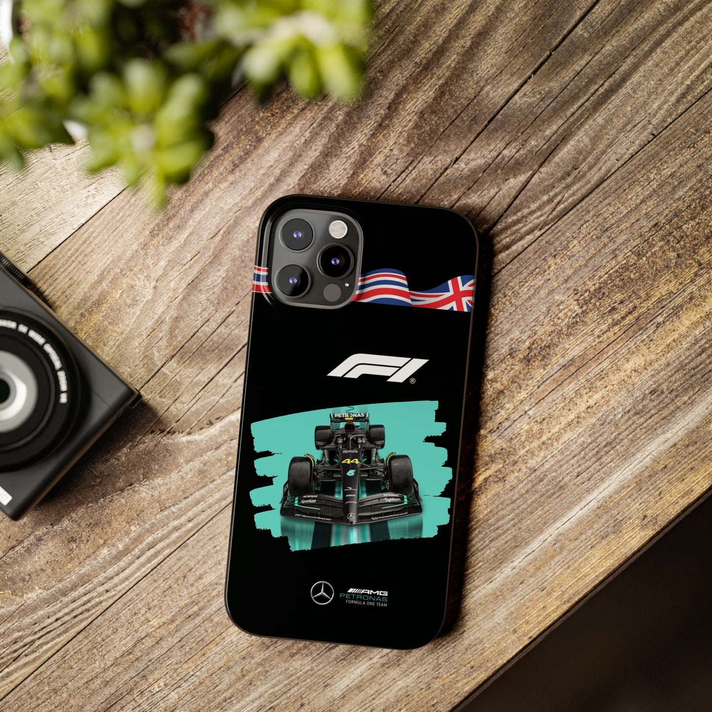 F1 Mercedes Black Edition Iphone Cases