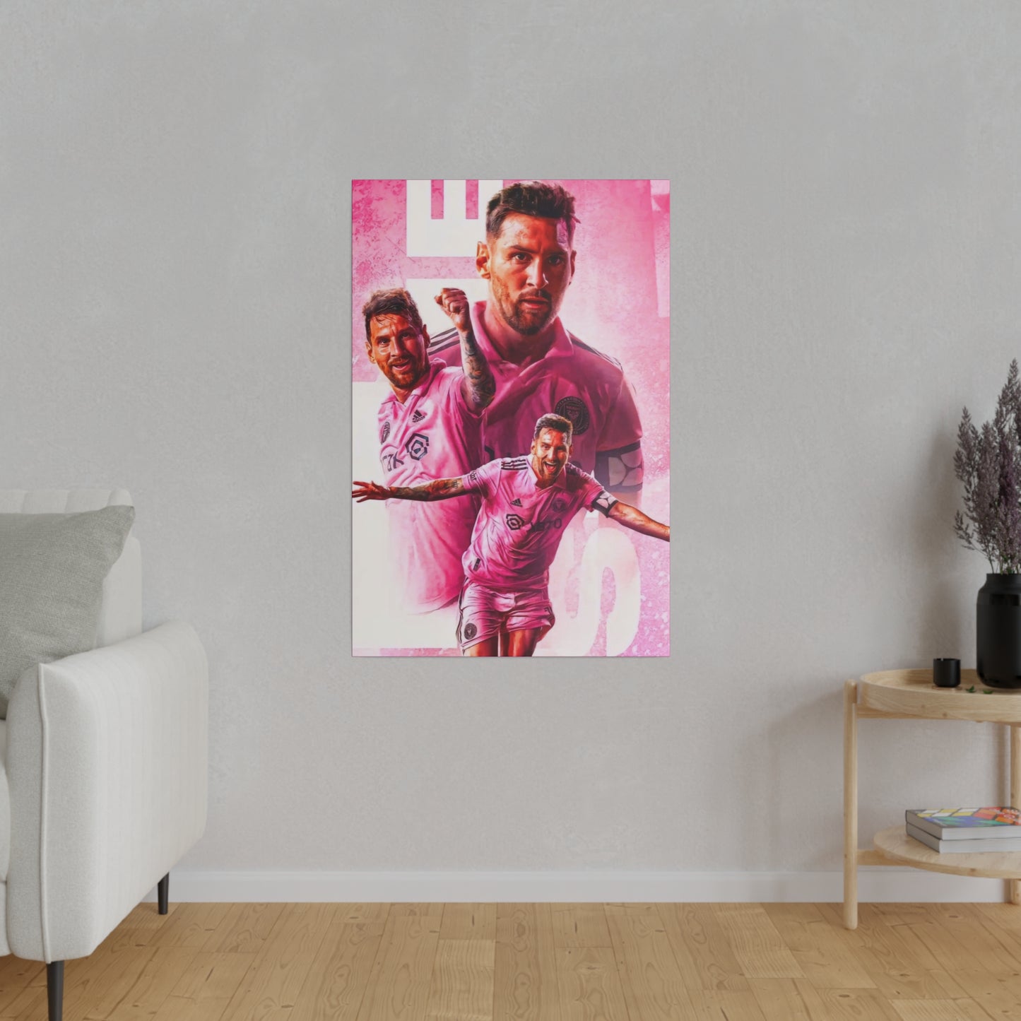 Lionel Messi by Inter Miami - Canvas