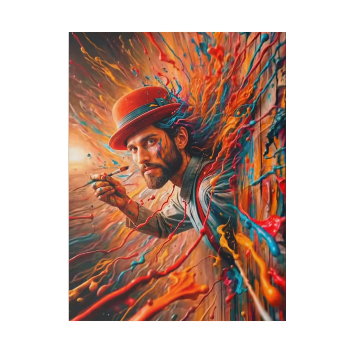Prisoner Of Your Own Painting - Canvas