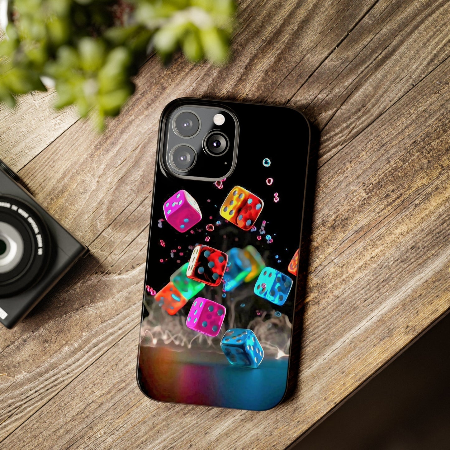 Falling Colorful Cubes, Iphone 15, 14, 13, 12 Cases