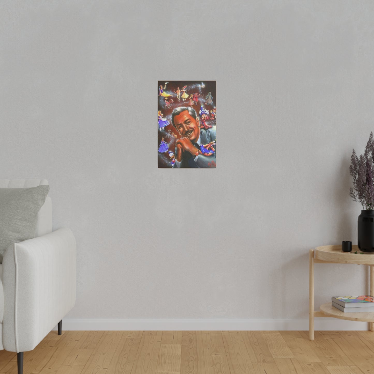 Walt Disney And His Magical World - Canvas