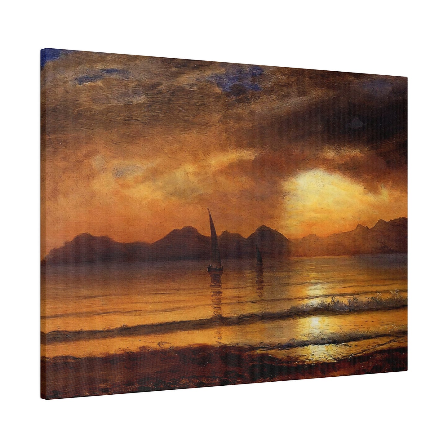 Sailing Into The Sunset - Canvas