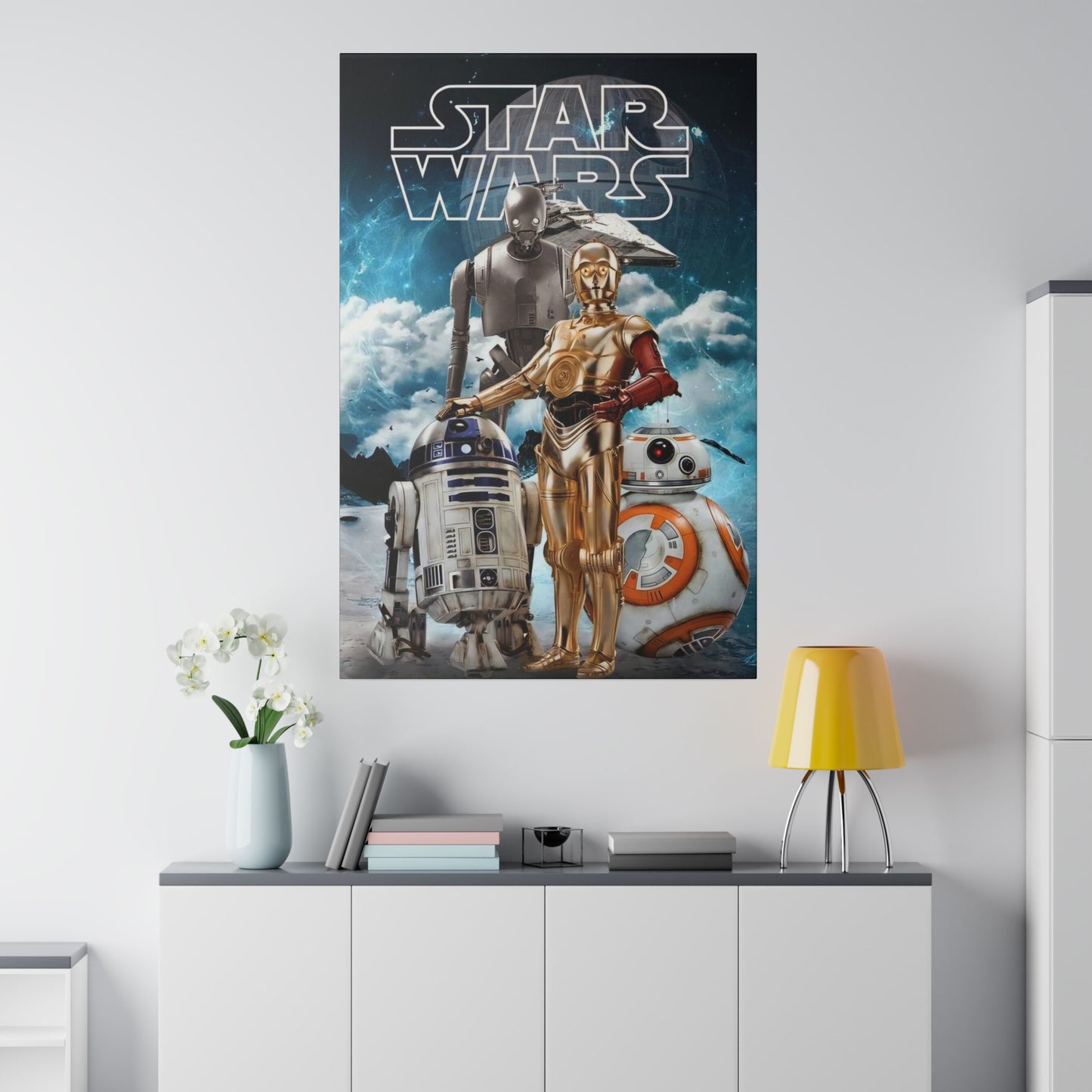 Star Wars R2-D2, BB-8 & C-3PO Canvas: Droid Magic