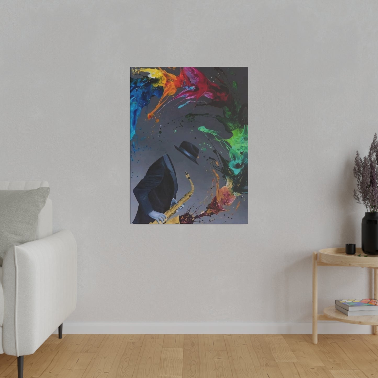 Saxophonist Symphony: Music-Inspired - Canvas