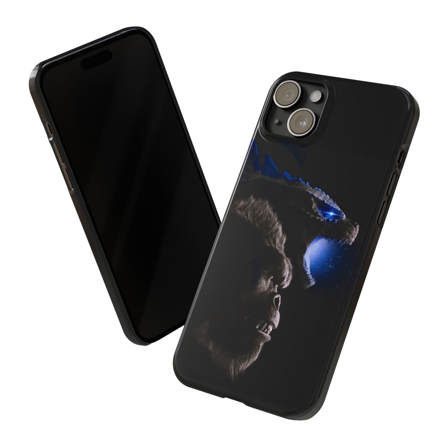 Godzilla x Kong New Age iPhone Cases: Unleash the Titans (Blue Edition)