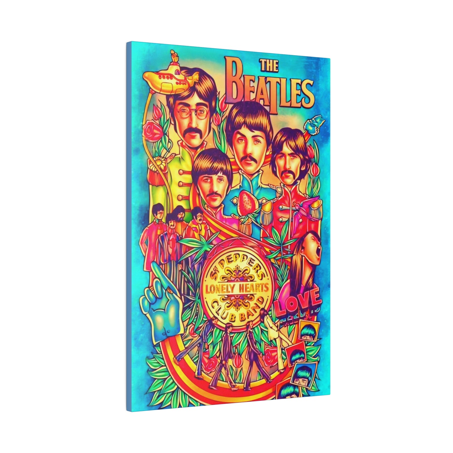 The Beatles, St Pepper Lonely Hearts Club band - Canvas