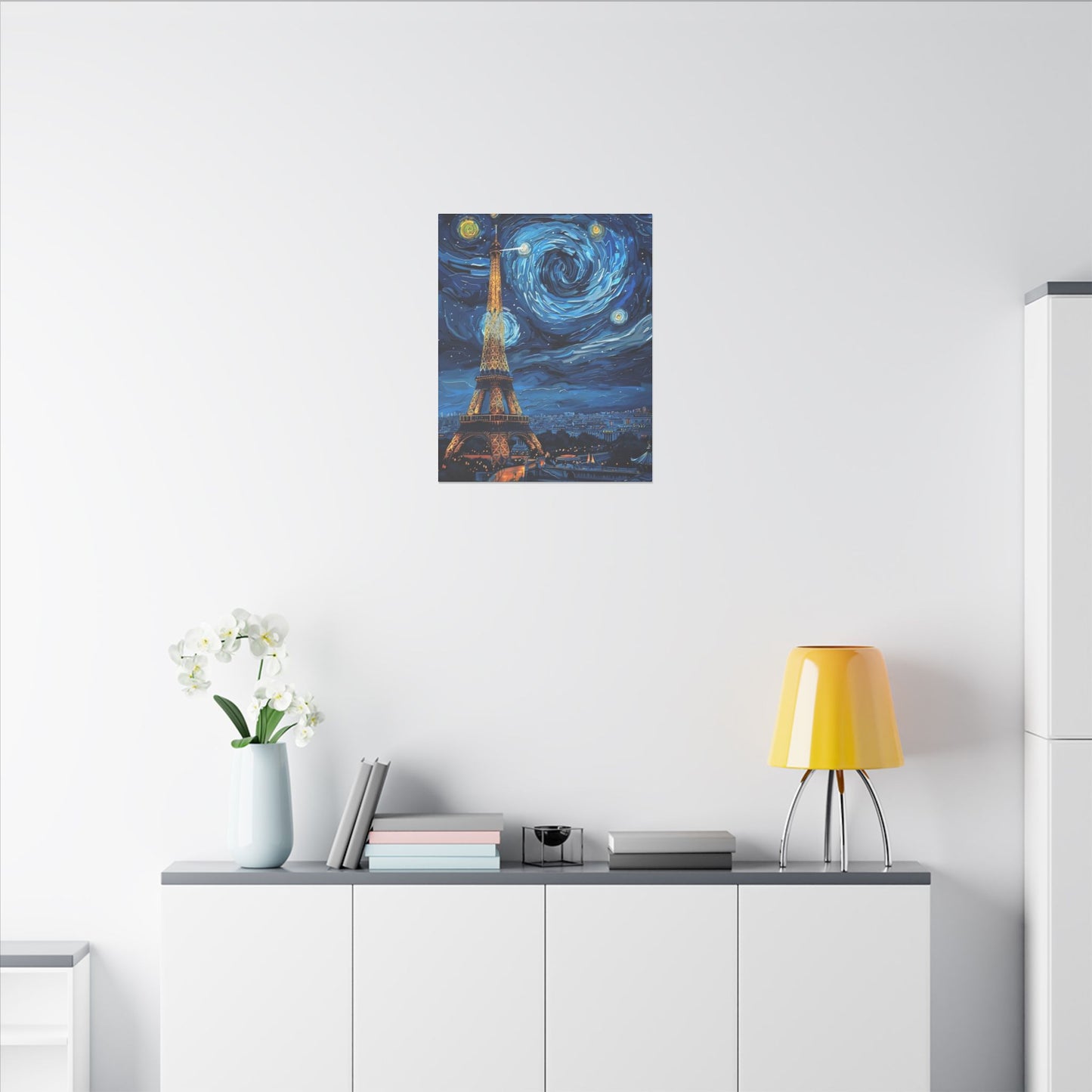Canvas Paris Meets Van Gogh: A Masterpiece for Your Wall
