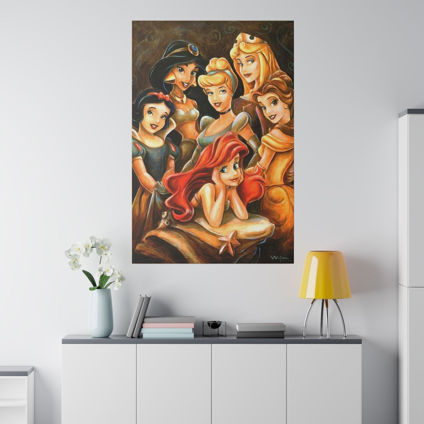 Ladies of Walt Disney: Enchanting Princesses Collection - Canvas