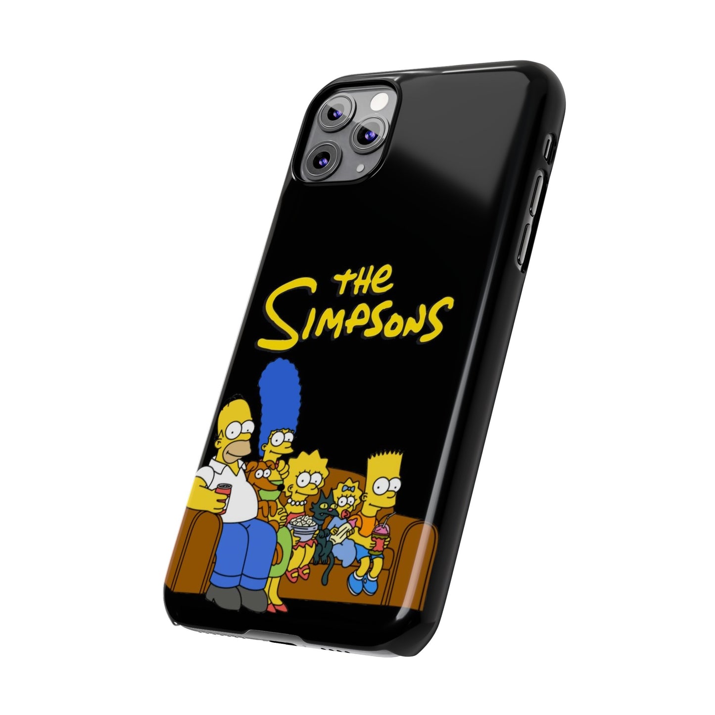 Springfield on Your Phone: The Simpsons iPhone 15, 14, 13, 12, 11 Cases