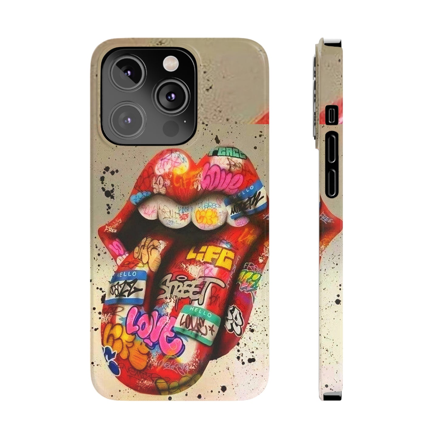 Rolling Stones Tongue Logo Iphone 15, 14, 13, 12 Cases