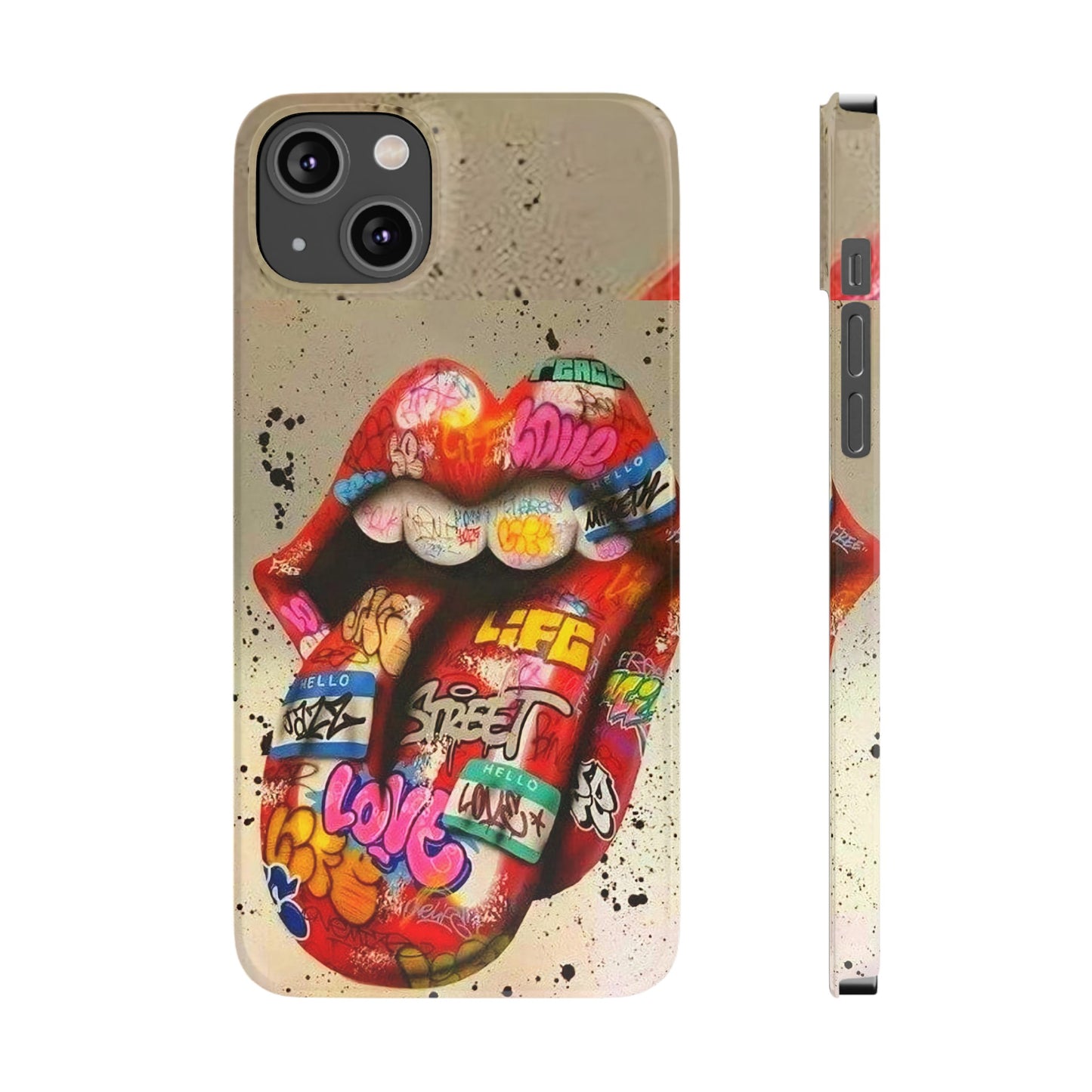 Rolling Stones Tongue Logo Iphone 15, 14, 13, 12 Cases