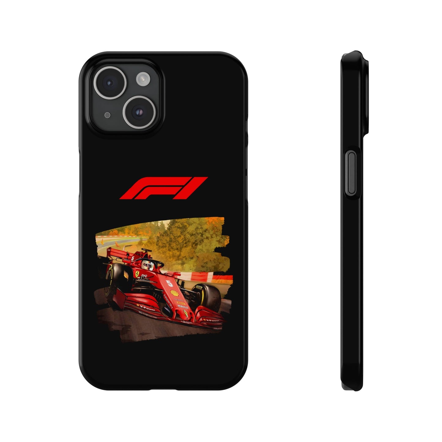 F1 Ferrari's power Iphone 15, 14, 13, 12, 11 Cases